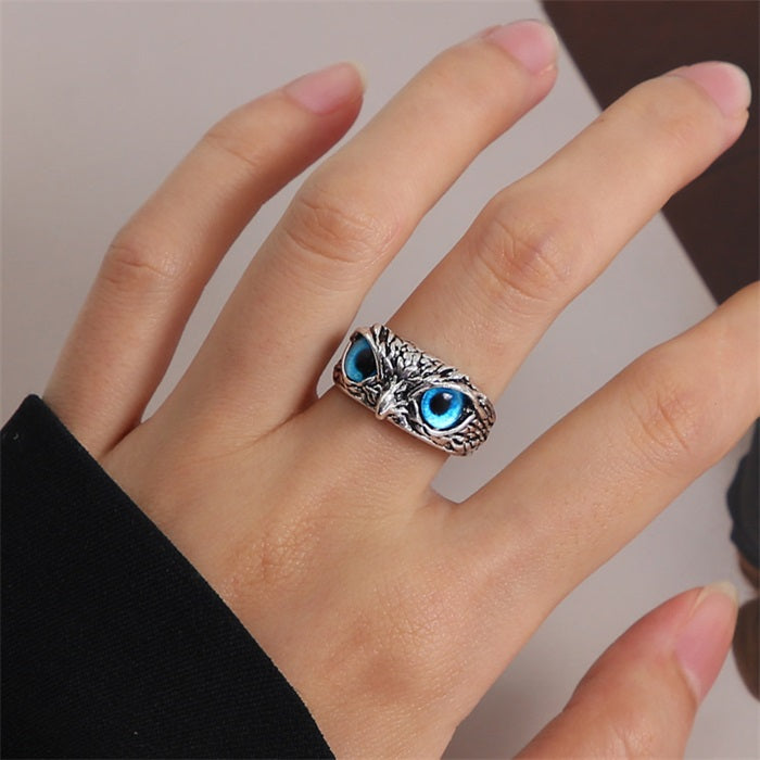 Adjustable Owl Ring - For Bird Lover