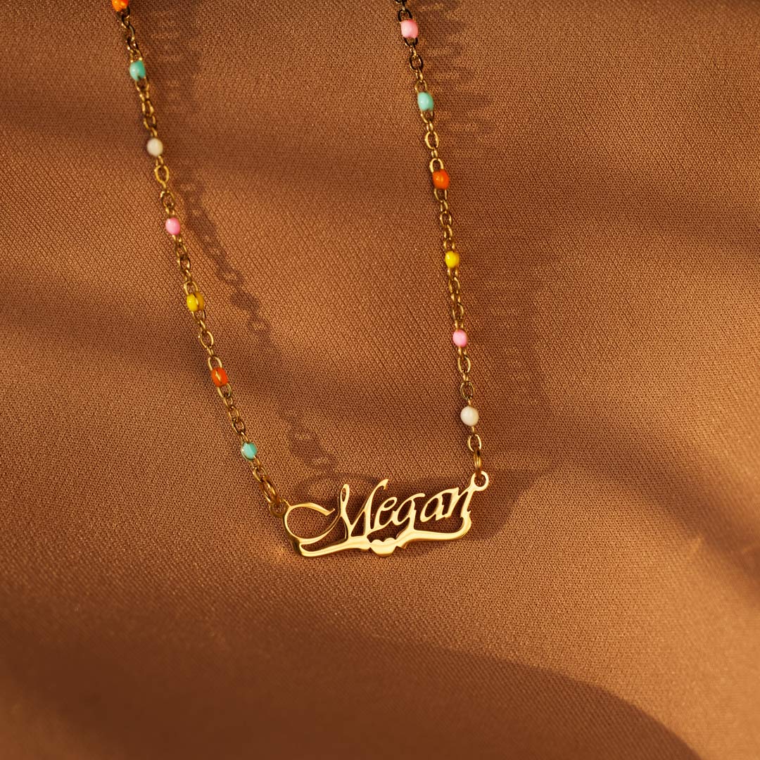 I Choose You Name Necklace
