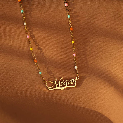 I Choose You Name Necklace