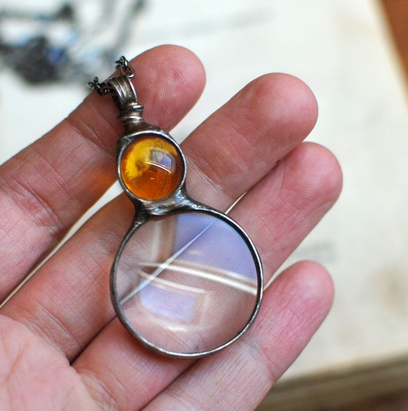 🌊Summer Hot Sale✨ Nostalgic Loupe Necklace | Perfect Gift🎁