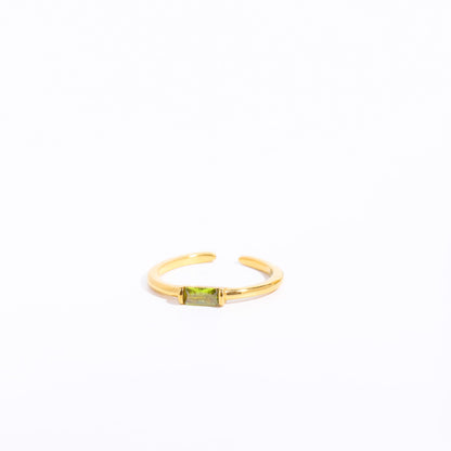 Baguette Birthstone Ring