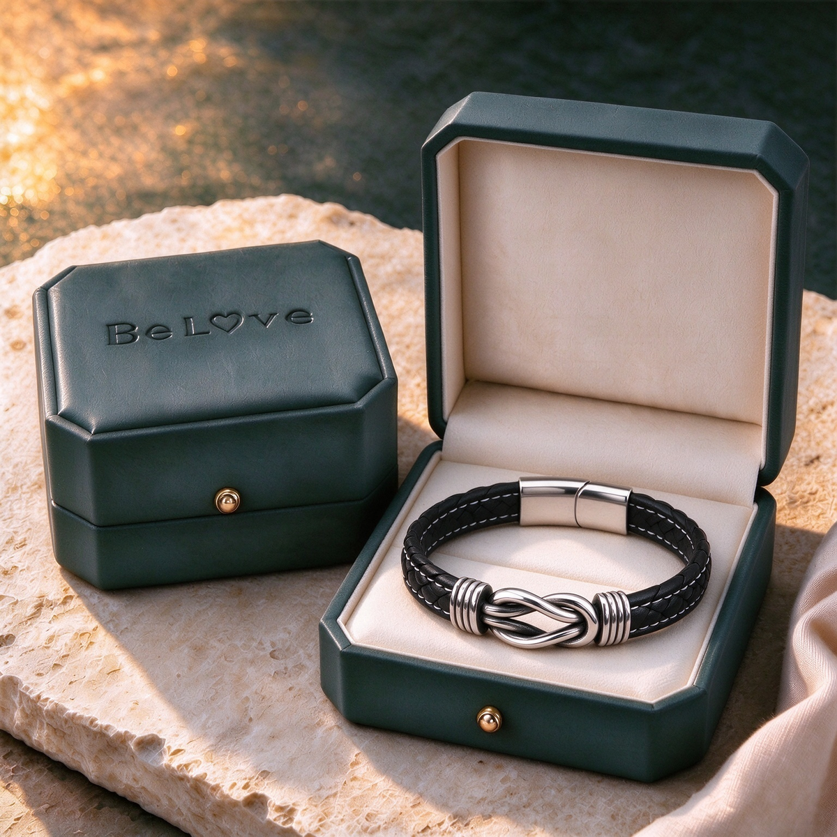 To My Man- Keep Me In Your Heart Infinity Custom Bracelet