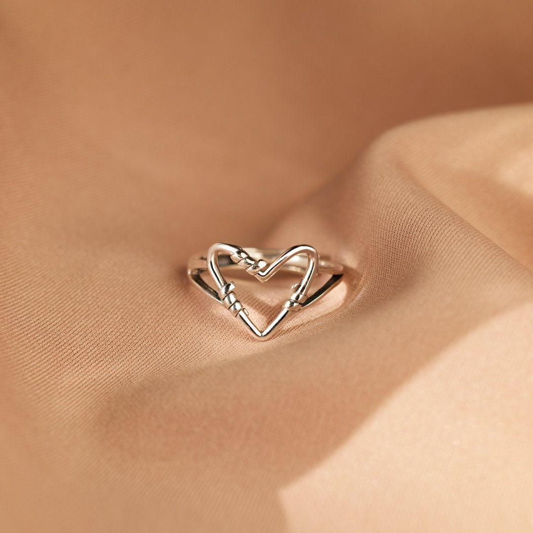 Mom You Have A Heart Made Of Gold Heart Wire Ring