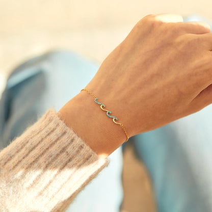 To My Besties For Life Wave Friendship Bracelet