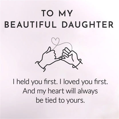 To My Beautiful Daughter - Forever Love Knot Ring