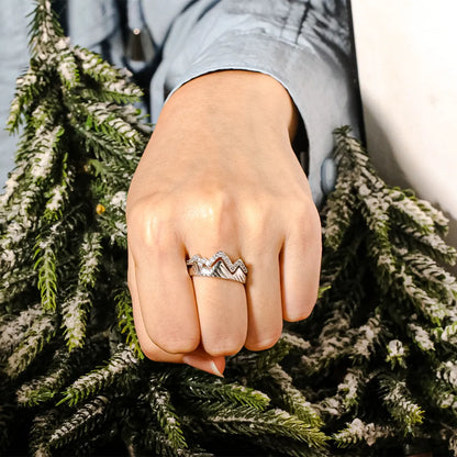 KEEP CLIMBING STACK RING