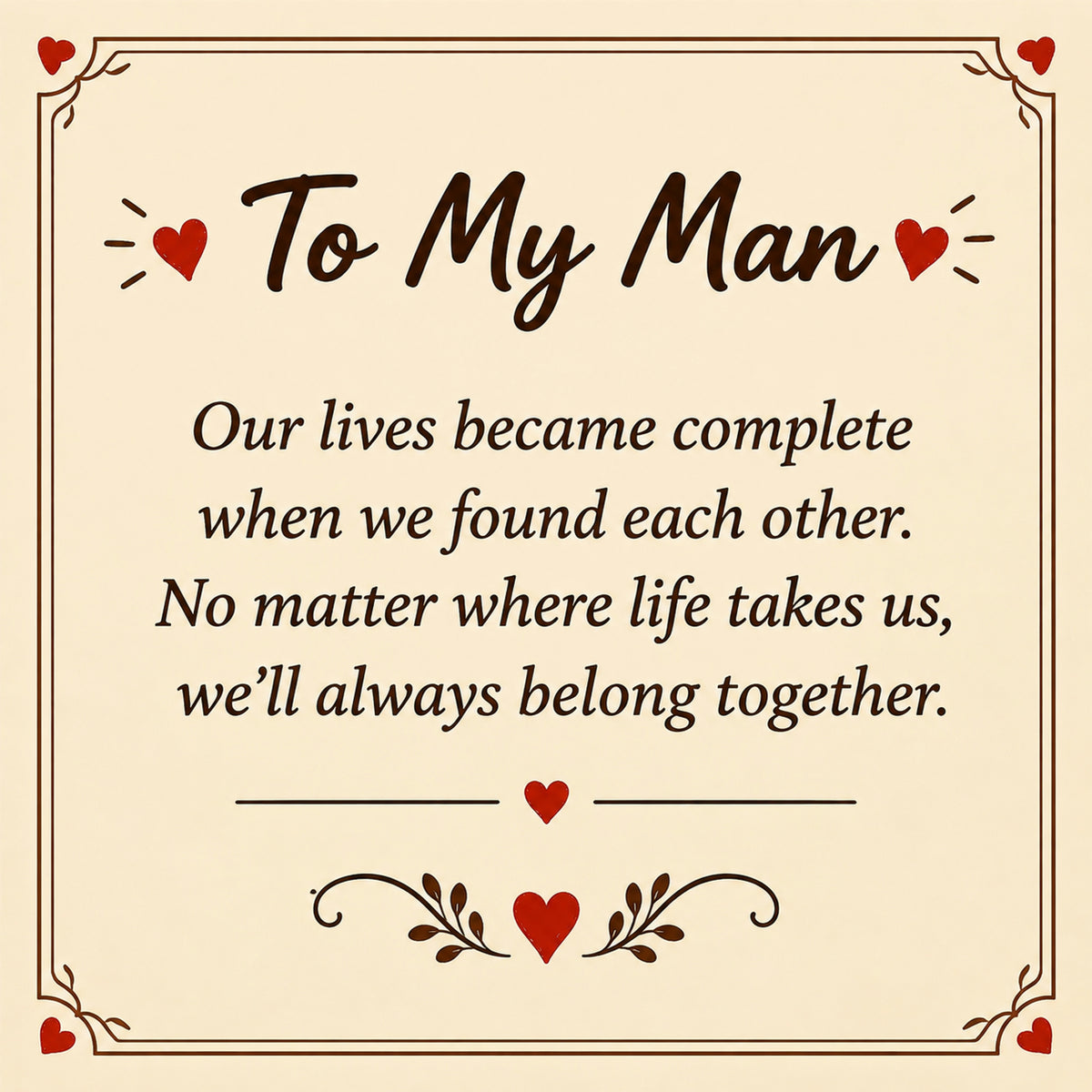 To My Man- Couple Puzzle Custom Name Bracelet