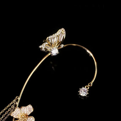 -Butterfly Tassel Style Zircon Earrings | Perfect Gift🎁