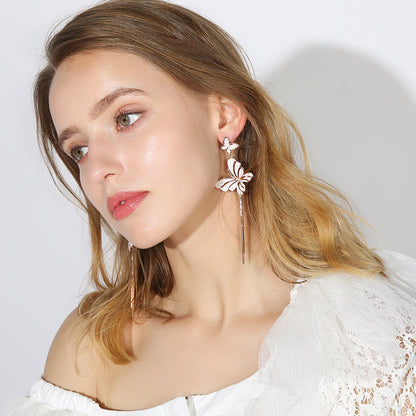 💐 Mother's Day Pre- Sale 💝- Butterfly Tassel Earrings🦋