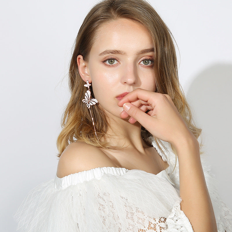💐 Mother's Day Pre- Sale 💝- Butterfly Tassel Earrings🦋