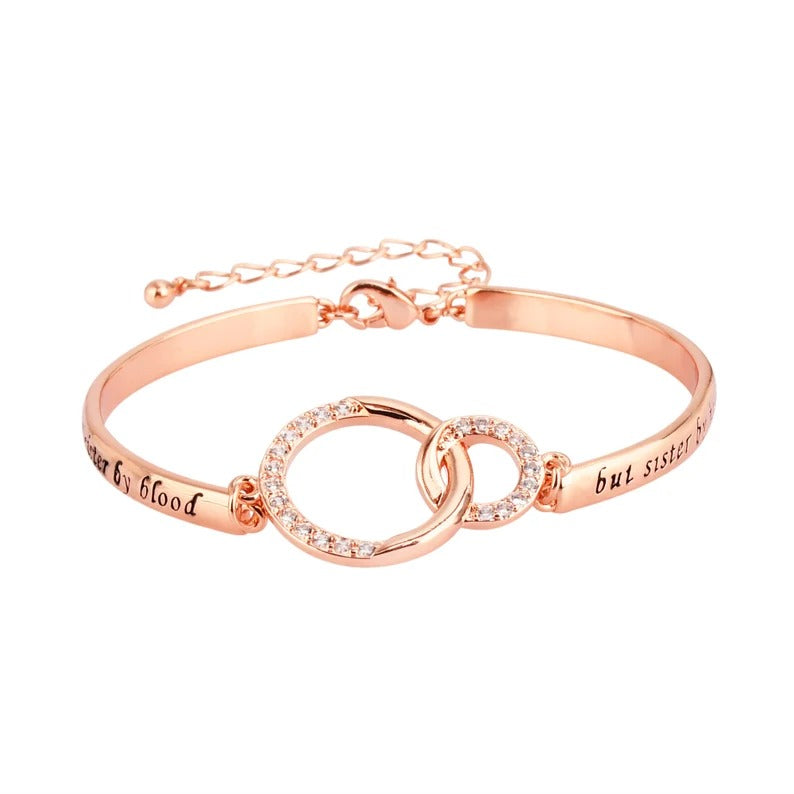 To My Best Friend Linked Together Interlocking Bracelet