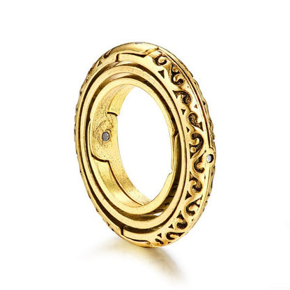 Handmade Anxiety Relief Sphere Spinner Ring