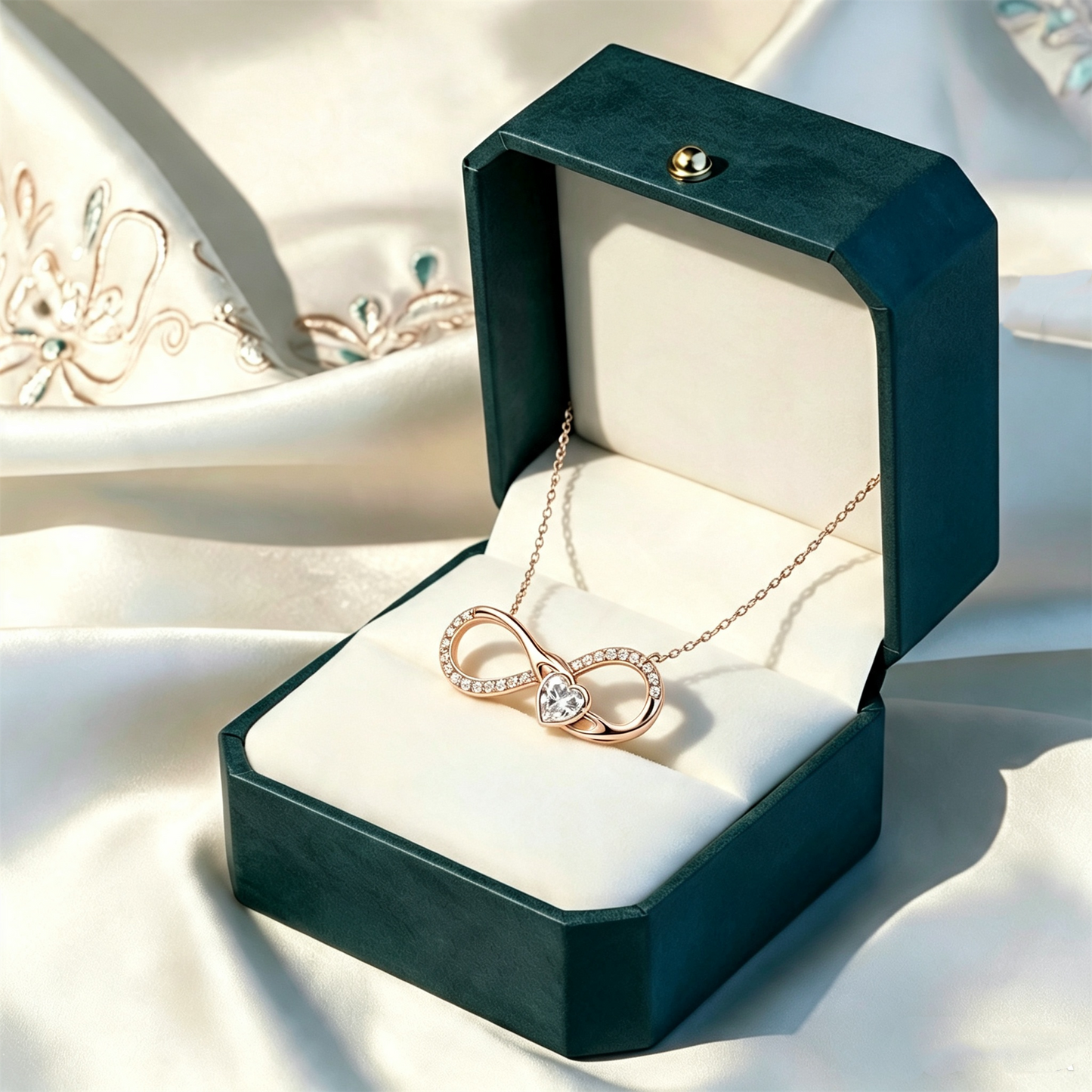 For Unbiological Daughter- Life Brought Us Together Infinity Necklace