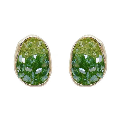 Crystal Color Changing Irregular Earrings