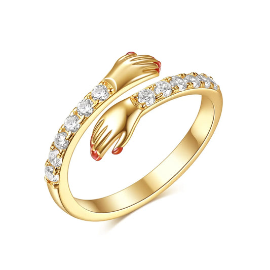 FOR GRANDDAUGHTER - FILLED IT WITH MY LOVE AND LIGHT HUG RING