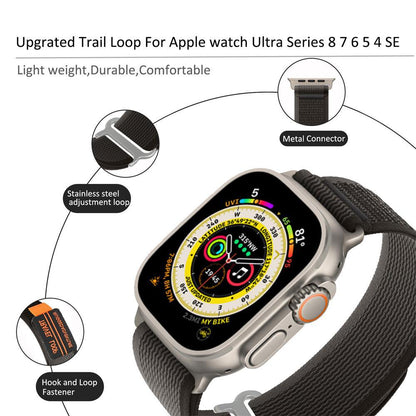 Modified Nylon Loop Weave Band For Apple Watch