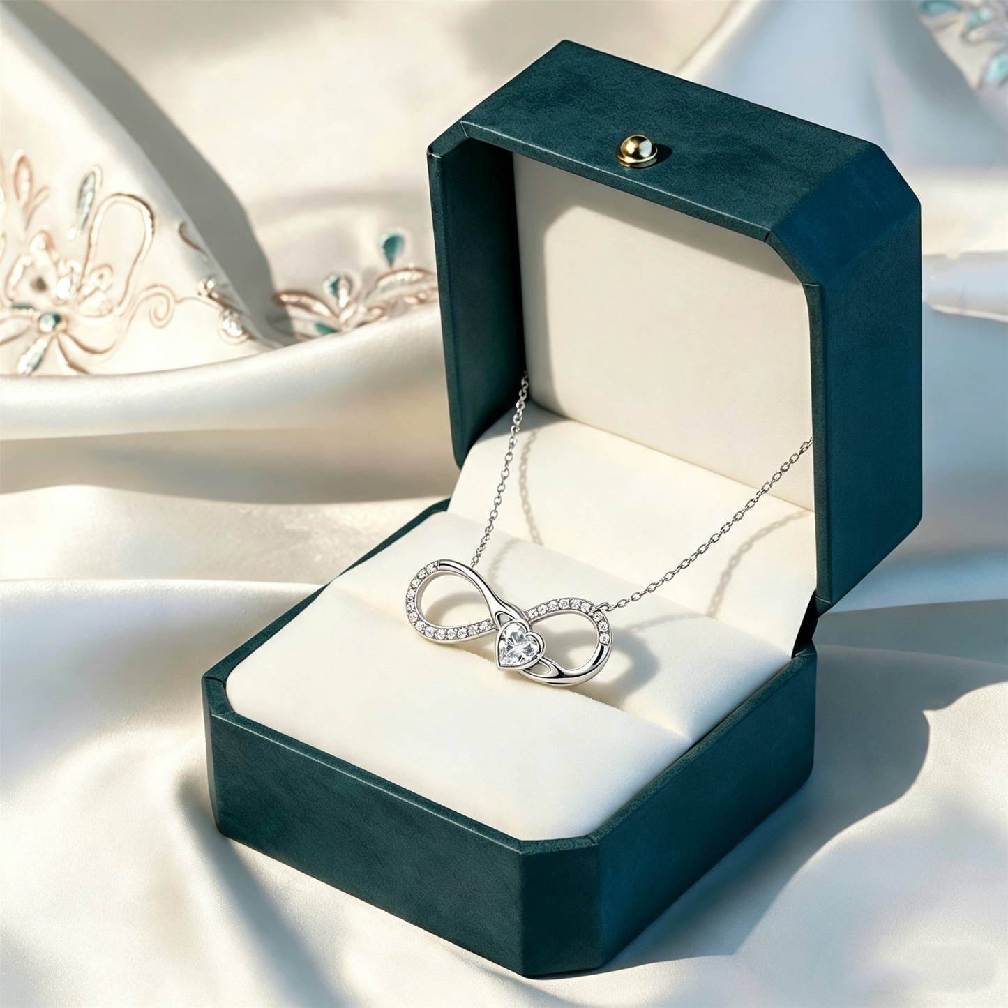 For Unbiological Daughter- Life Brought Us Together Infinity Necklace