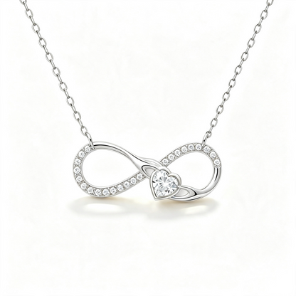 For Unbiological Daughter- Life Brought Us Together Infinity Necklace