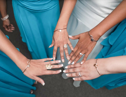 AC "TIE THE KNOT" INITIAL BRACELET