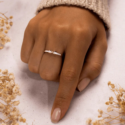 To My Granddaughter "Forever Linked Together"  Ring