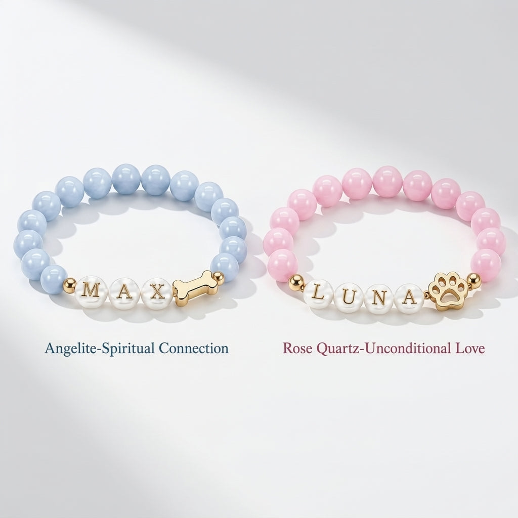 Custom Pet Name Crystal Bracelet