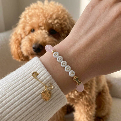 Custom Pet Name Crystal Bracelet