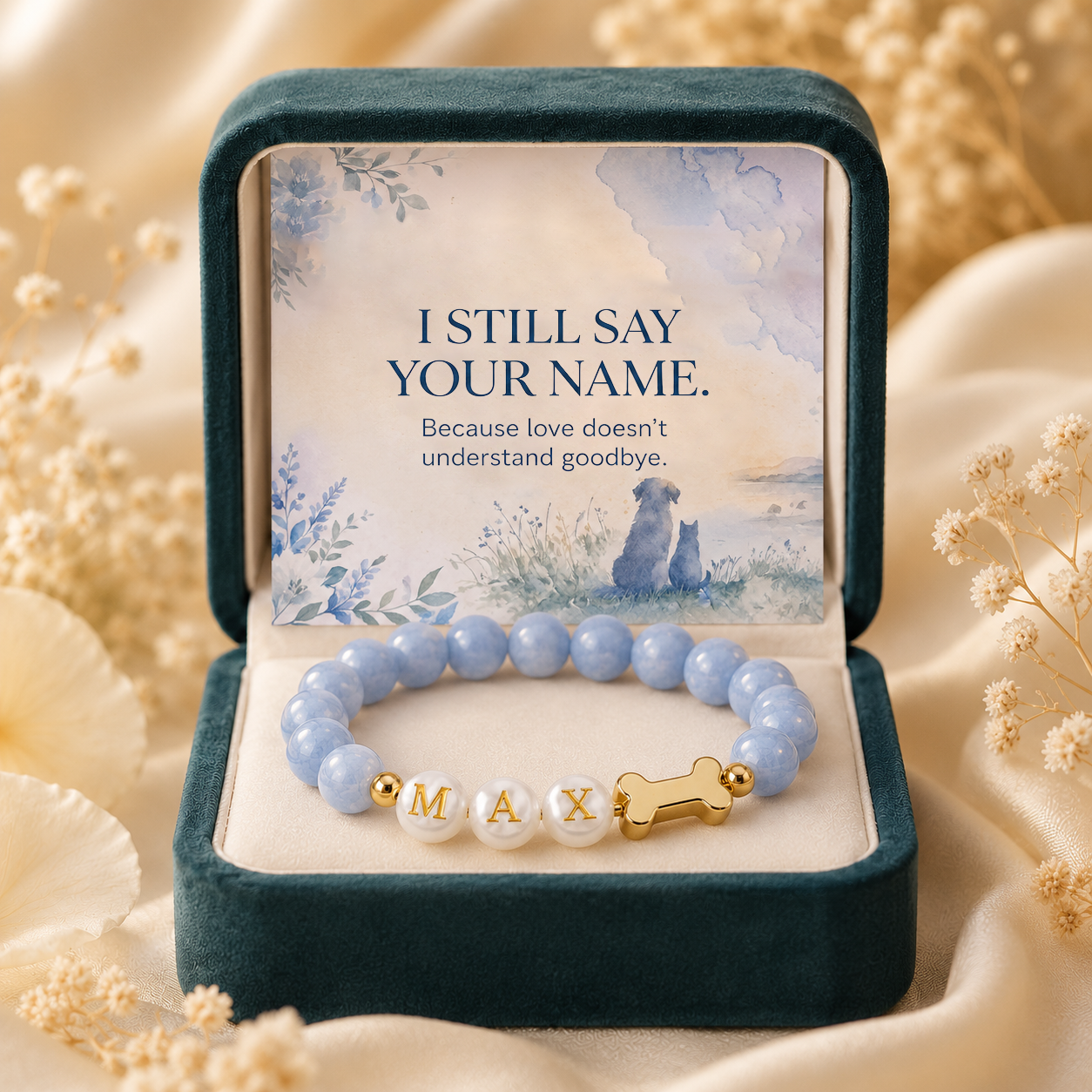 Custom Pet Name Crystal Bracelet