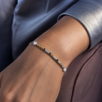 STAY | Starlight Signal Opal Morse Code Bracelet