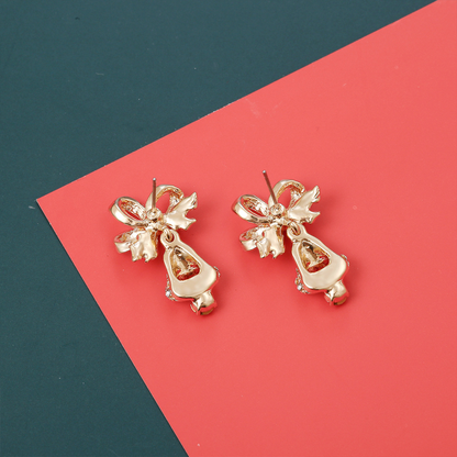 🎄CHRISTMAS HOT SALE❄Exquisite Full Diamond Christmas Earrings Colorful Earrings