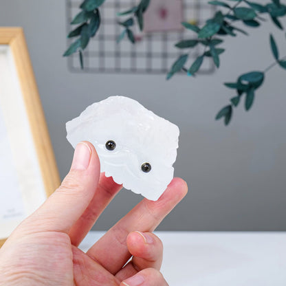 Natural Healing Gemstone Raw Crystal Stone Hedgehog Carving Crafts Decoration