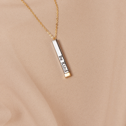 Be Kind Of A Bi♡ch - Hidden Message Necklace