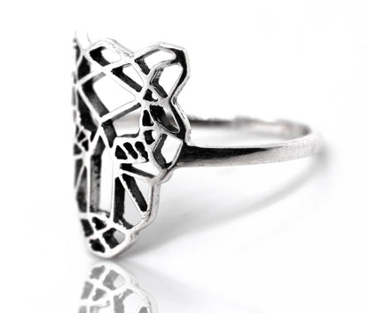 Geometric Tiger Ring