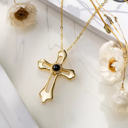 Personalized Projection Holy Bible Necklace
