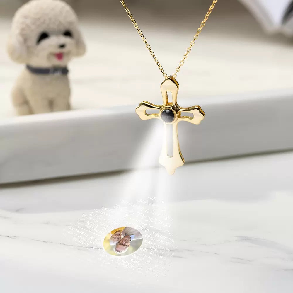 Personalized Projection Holy Bible Necklace
