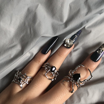 Black Widow Embrace Ring