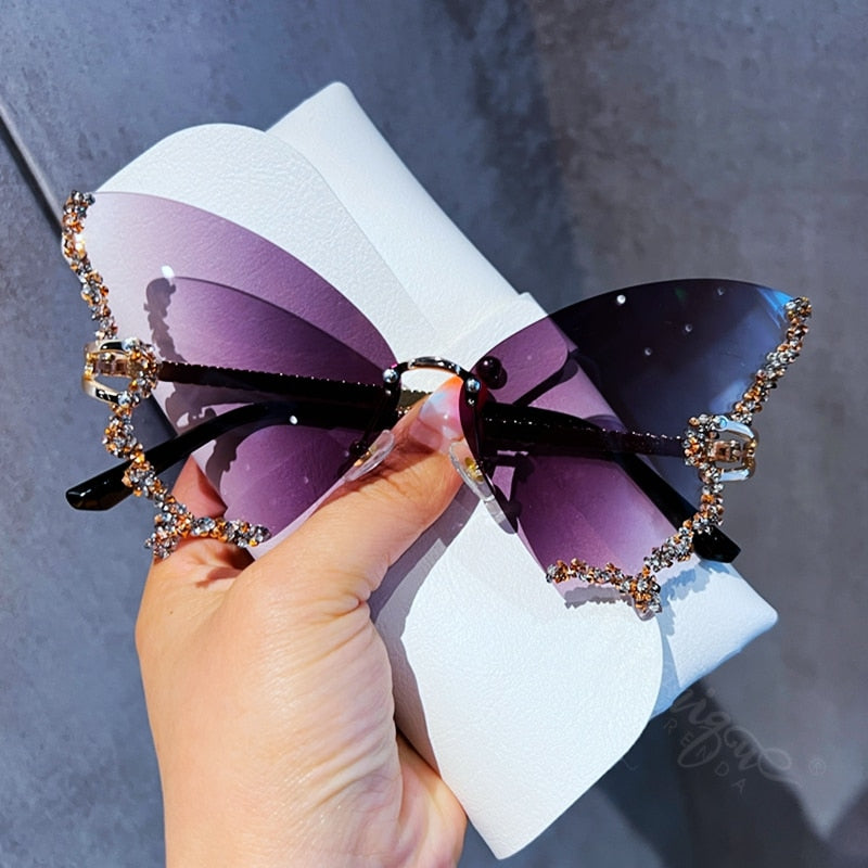 DIAMOND BUTTERFLY SUNGLASSES