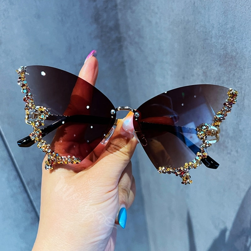 DIAMOND BUTTERFLY SUNGLASSES