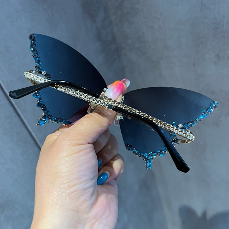 DIAMOND BUTTERFLY SUNGLASSES