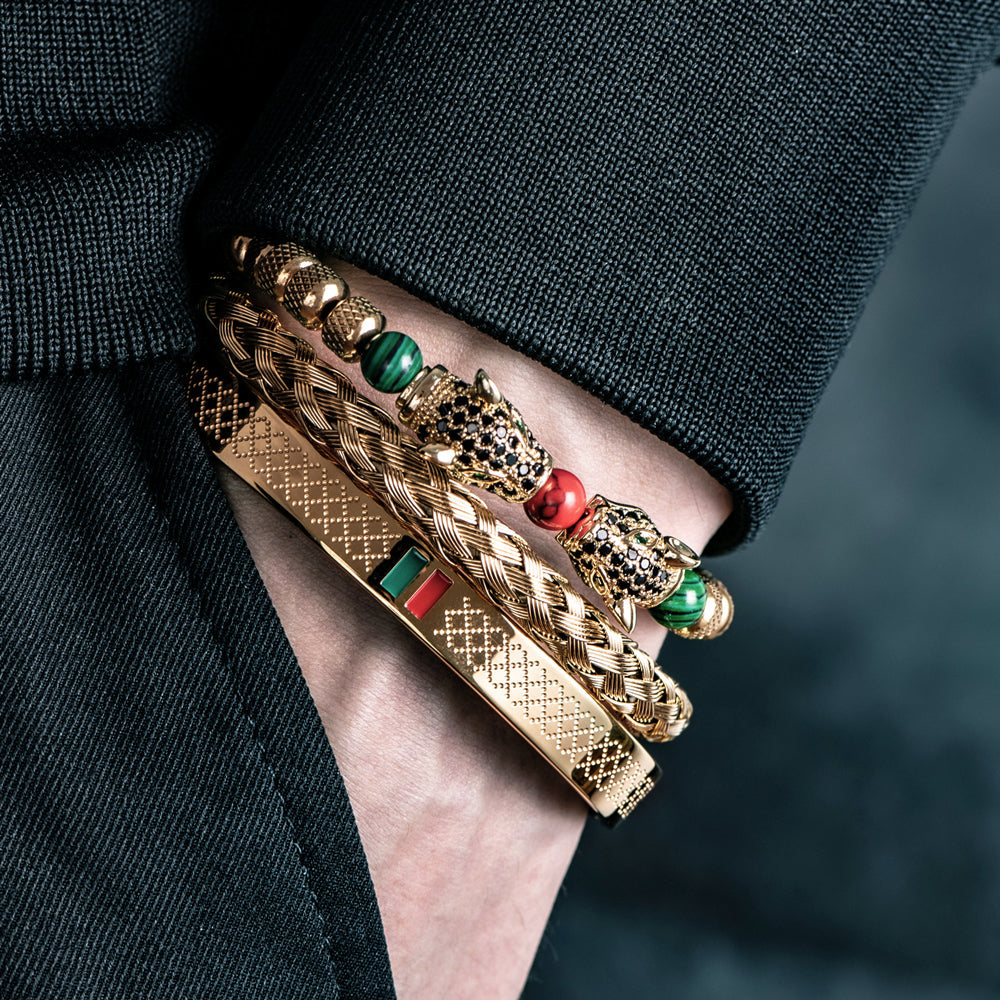 Double Leopard Stripes Bracelets