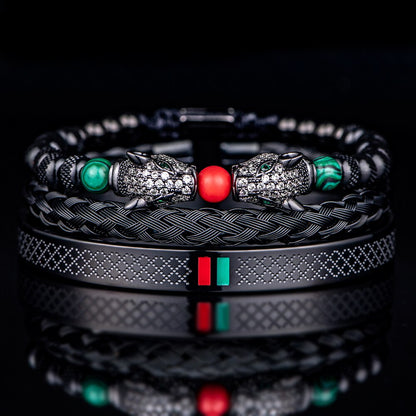 Double Leopard Stripes Bracelets