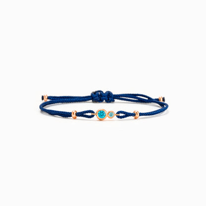 Grandma&Granddaughter Special Link Two Birthstones Bezel Set Bracelet
