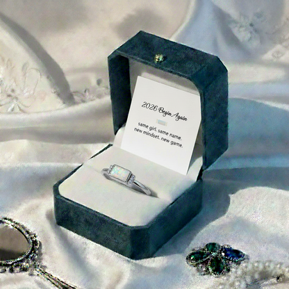 2026 Begin Again Opal Baguette Ring