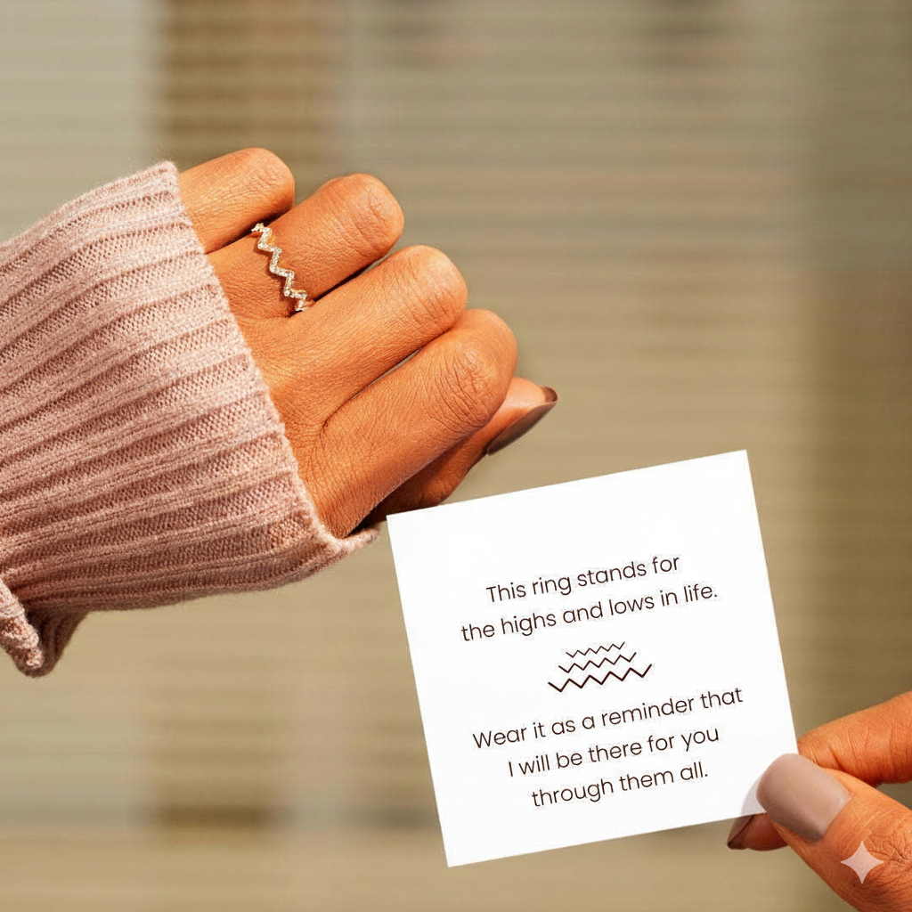 The Life’s Highs and Lows Keepsake Ring