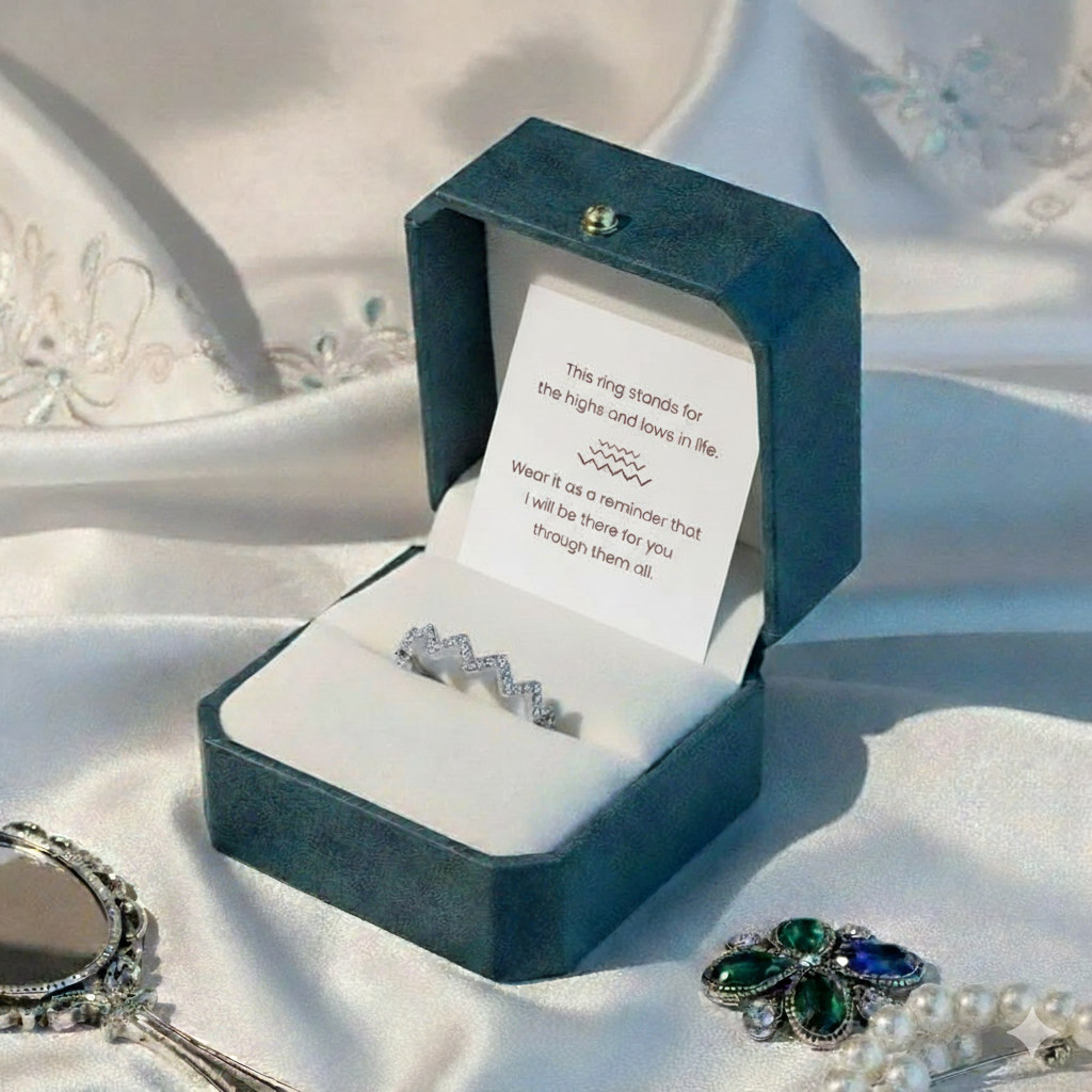 The Life’s Highs and Lows Keepsake Ring