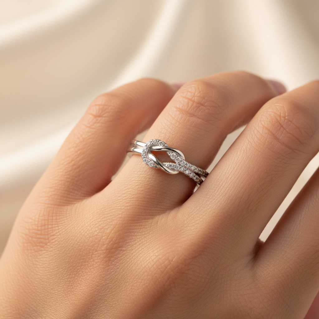 To My Granddaughter - Keep Me In Your Heart Infinity S925 Ring