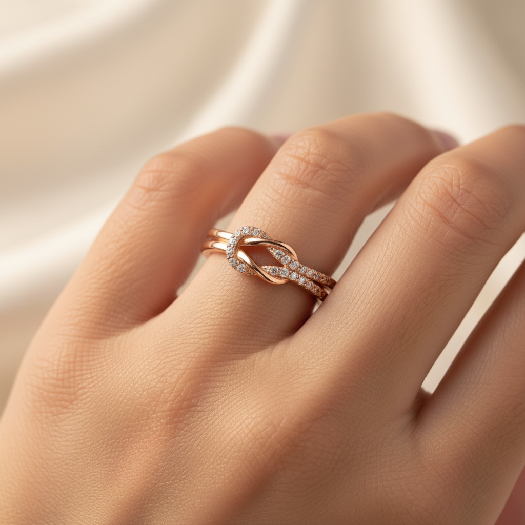 To My Granddaughter - Keep Me In Your Heart Infinity S925 Ring