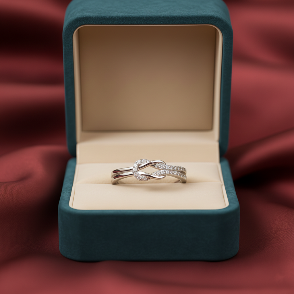 To My Granddaughter - Keep Me In Your Heart Infinity S925 Ring