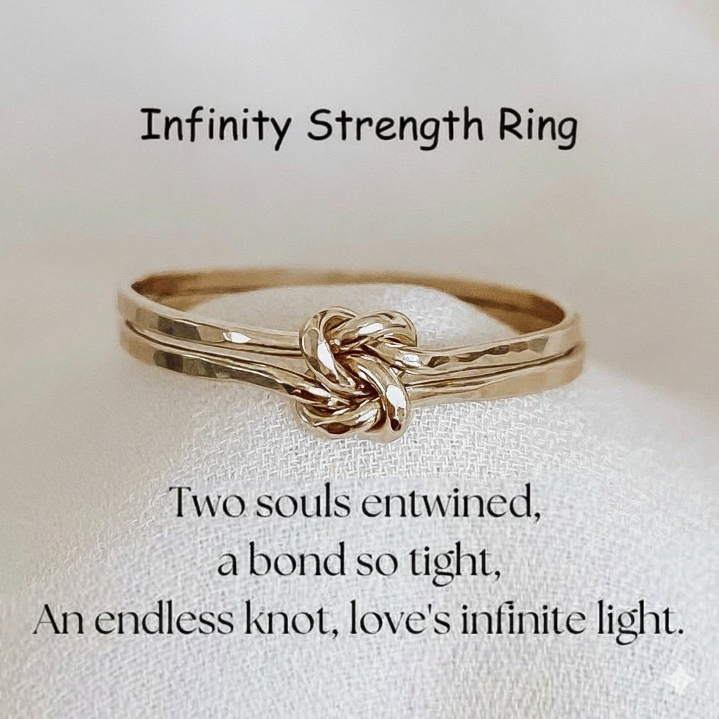 Double Strength Infinity Knot Ring – belovejewel.com