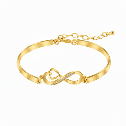 To My Daughter- Keep Me In Your Heart Infinity Bracelet