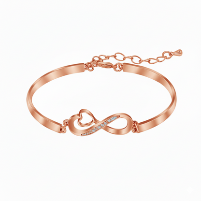 To My Daughter- Keep Me In Your Heart Infinity Bracelet
